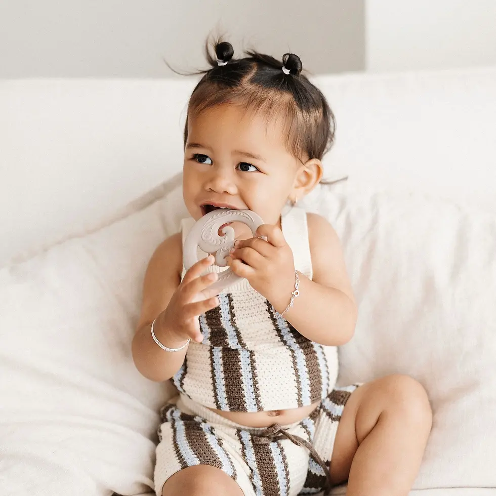 Thumbnail: Bo & Ko Koru Teether | Latte