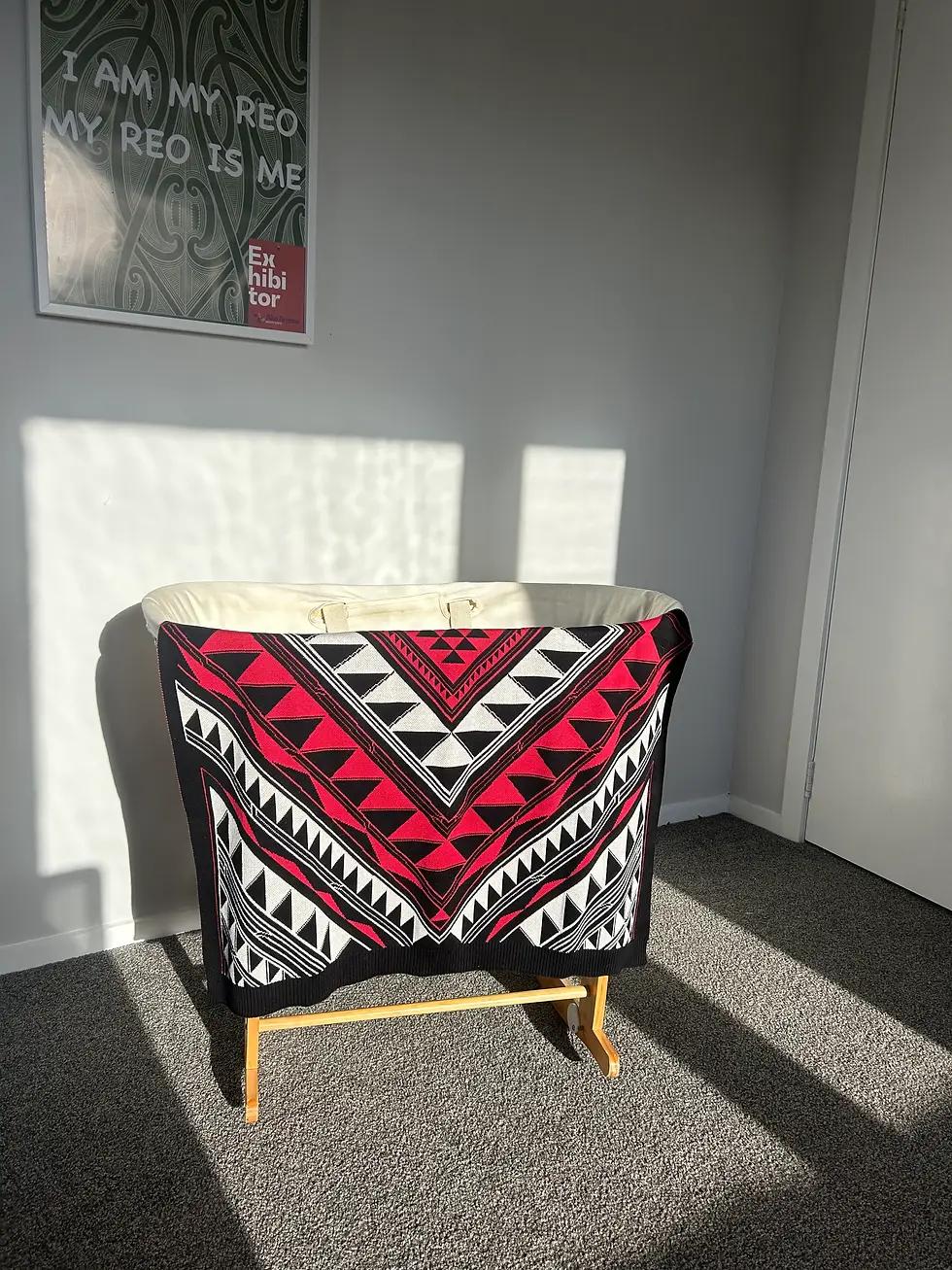 Thumbnail: The Pēpi Pozy Knitted Pēpi Paraikete