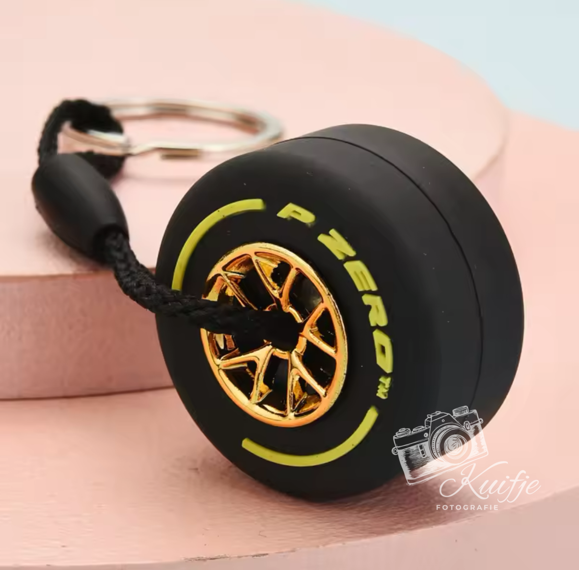 Sleutelhanger F1 Band Geel & Velg