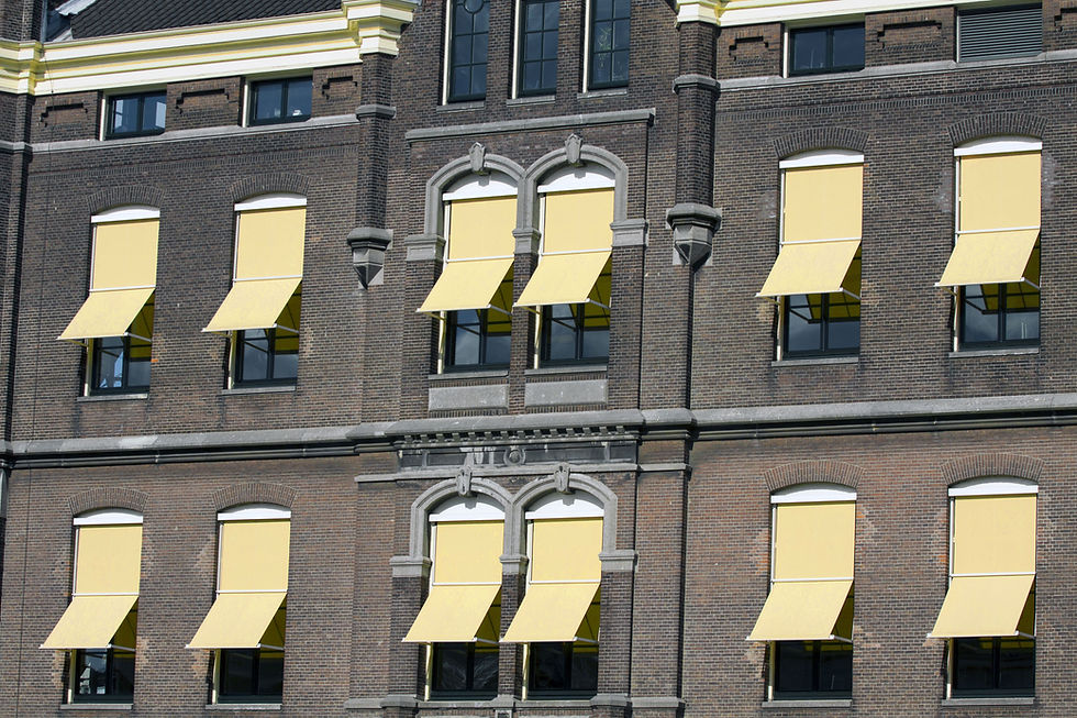 Building With Awnings