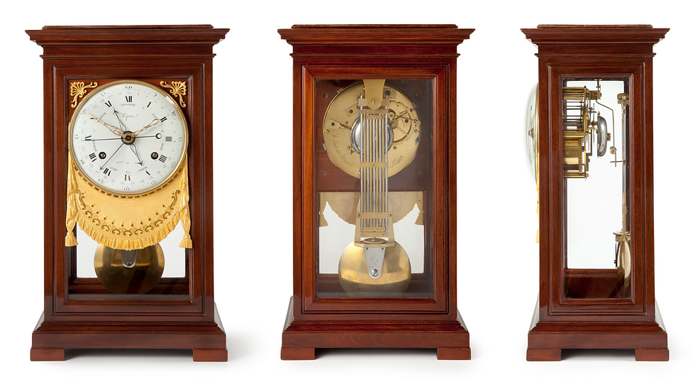 Regulador de mesa, Jean-Antoine Lépine e Claude Monginot, Paris, c. 1786. © Mentink & Roest.