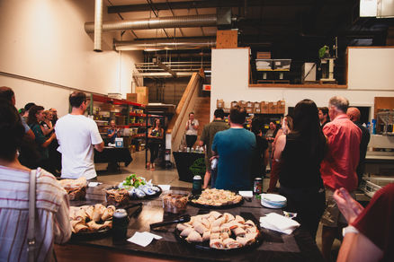 A local community event held at N the Zone Ink supporting local business owners and non-profits.