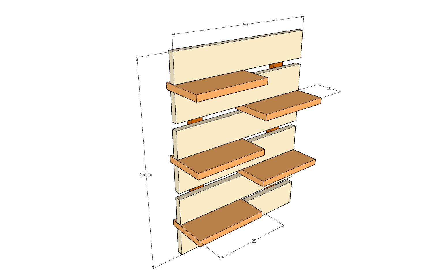 קיר מדפים מודולרי - חוברת בנייה דיגיטלית