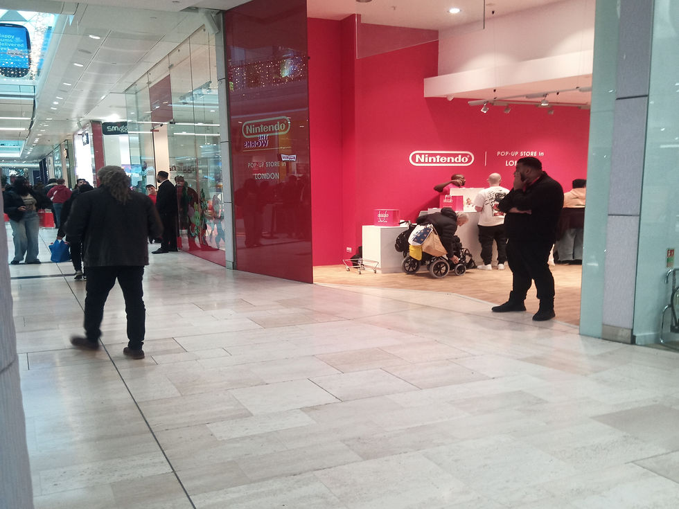 The Nintendo London Pop-In Shop