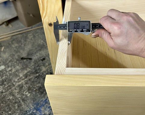 Épaisseur des tiroirs