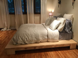 Base de lit en bois B-11