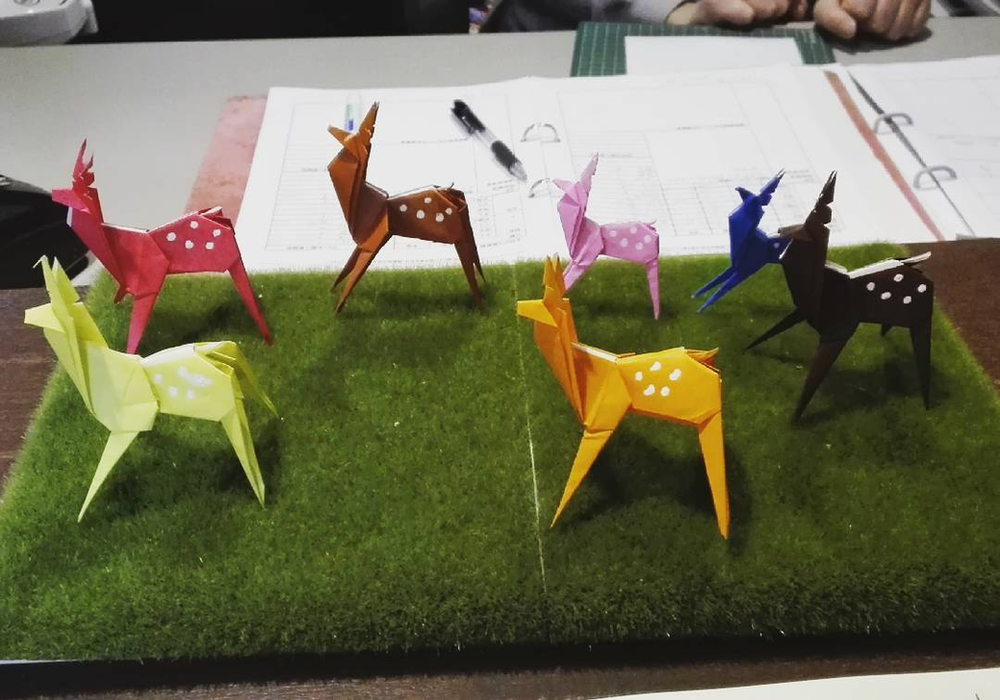 Origami deer!!