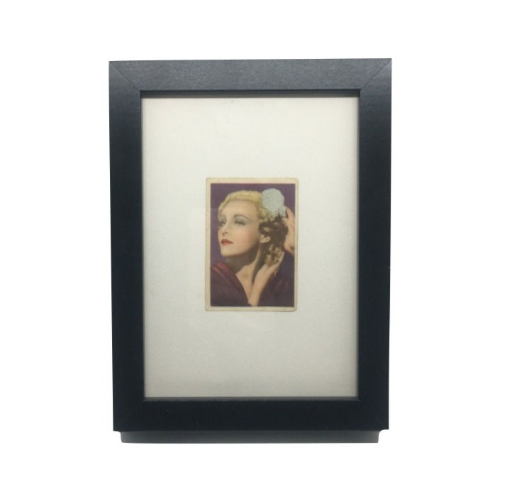 Cuadro actriz "Madeleine Carroll" cromo original 1940's