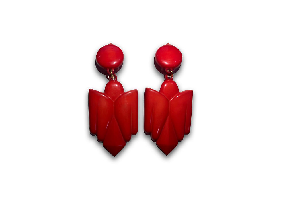 Miniatura: Pendientes "Galea" 1980's (Sin Estrenar)