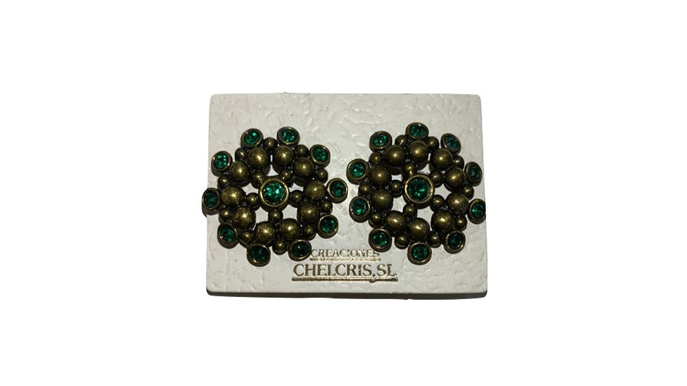 Miniatura: Pendientes "Coraliane" 1980's (Sin Estrenar)