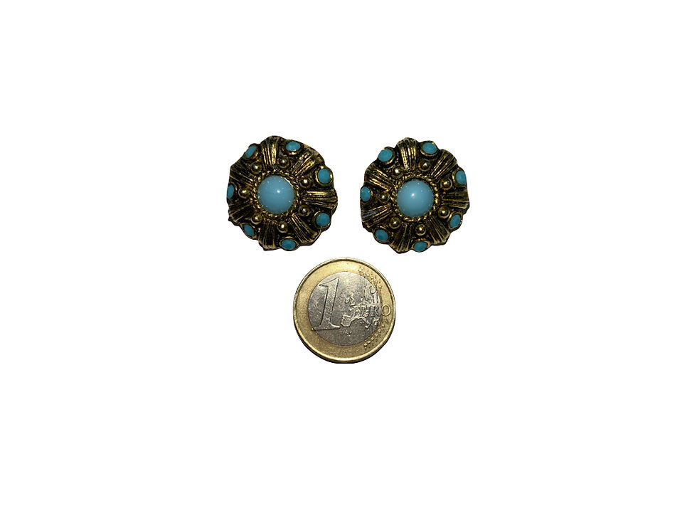 Miniatura: Pendientes "Georgina" 1950's
