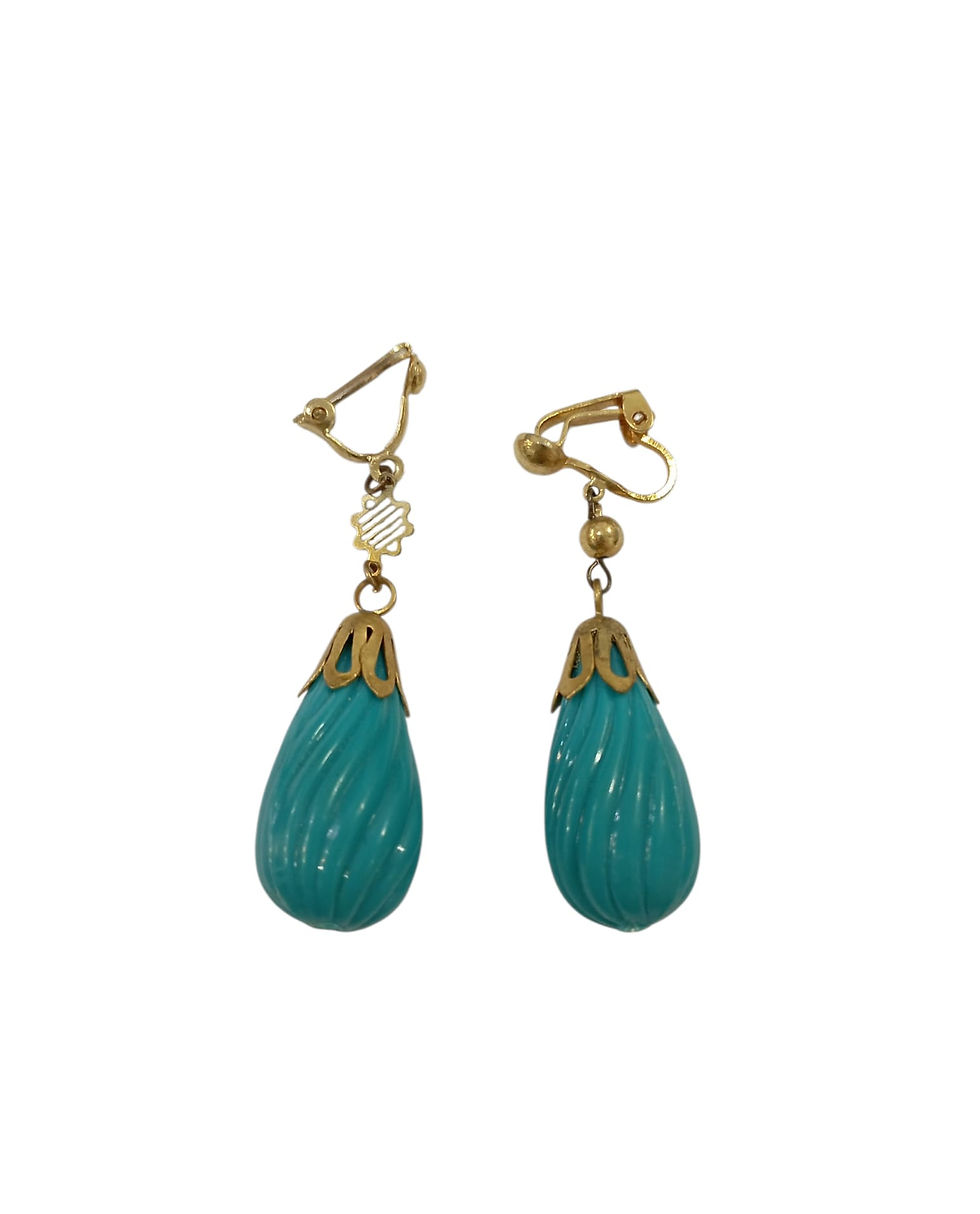 Miniatura: Pendientes "lily " 1950's (Sin Estrenar)