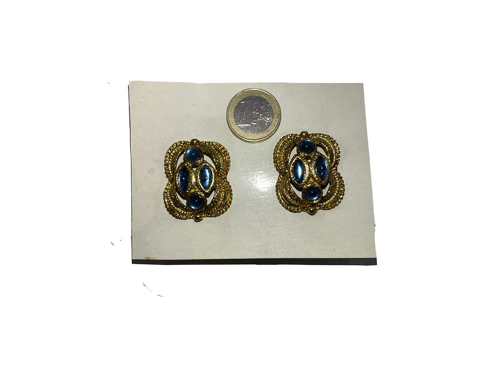 Miniatura: Pendientes "Ivana" 1980's (Sin Estrenar)