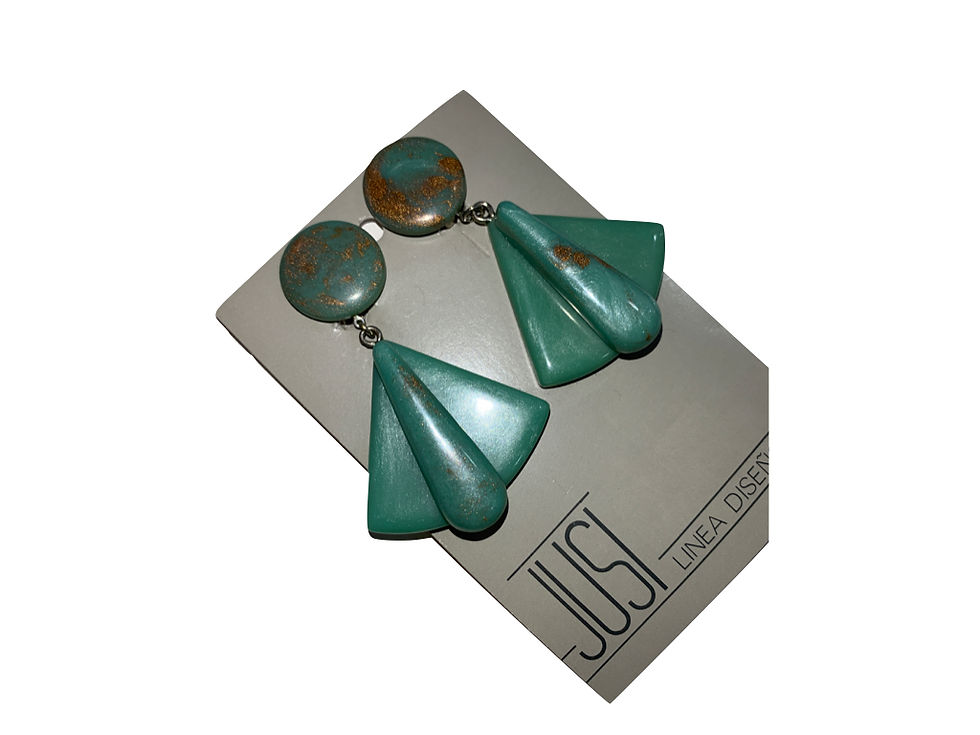 Miniatura: Pendientes "Loreni" 1980's (Sin Estrenar)