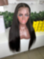 Tiana, a custom hand made lace frontal wig designed to fit each individual clients head size.