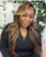 Zara, a lace frontal custom hand made designed to fit each individual clients head size.