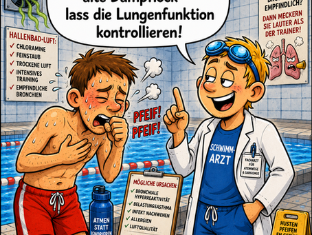 Husten im Hallenbad: Wenn die Bronchienempfindlich reagieren