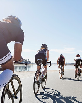 Group of Road Bikers