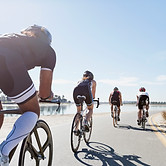 Group of Road Bikers