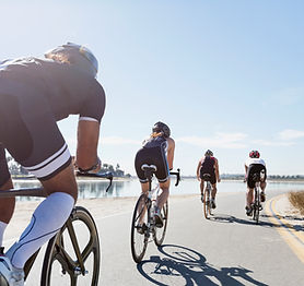 Group of Road Bikers