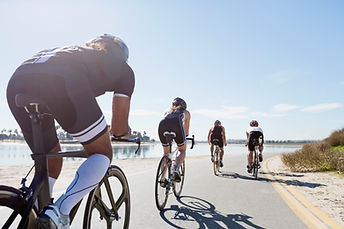 Gruppe af Road Bikers