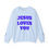 Thumbnail: Jesus Loves You Crewneck Sweatshirt - Comfort Faith Apparel