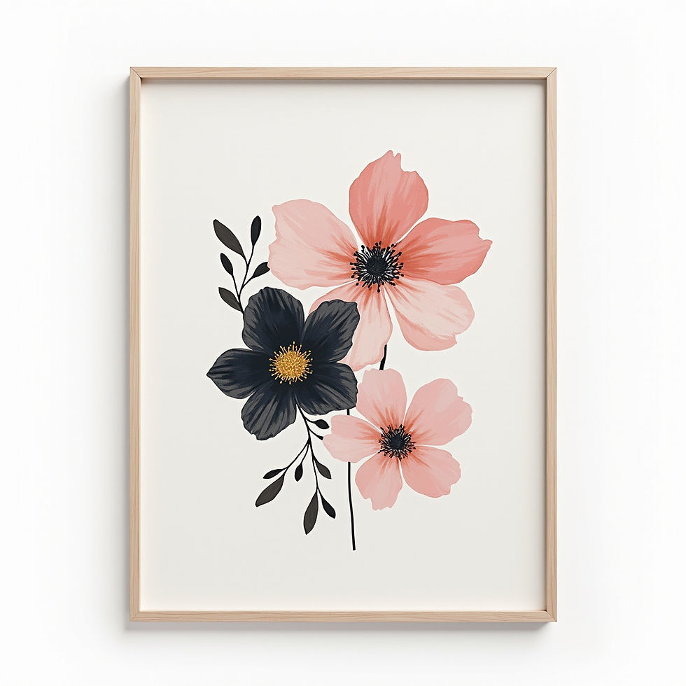 Abstract Floral Print