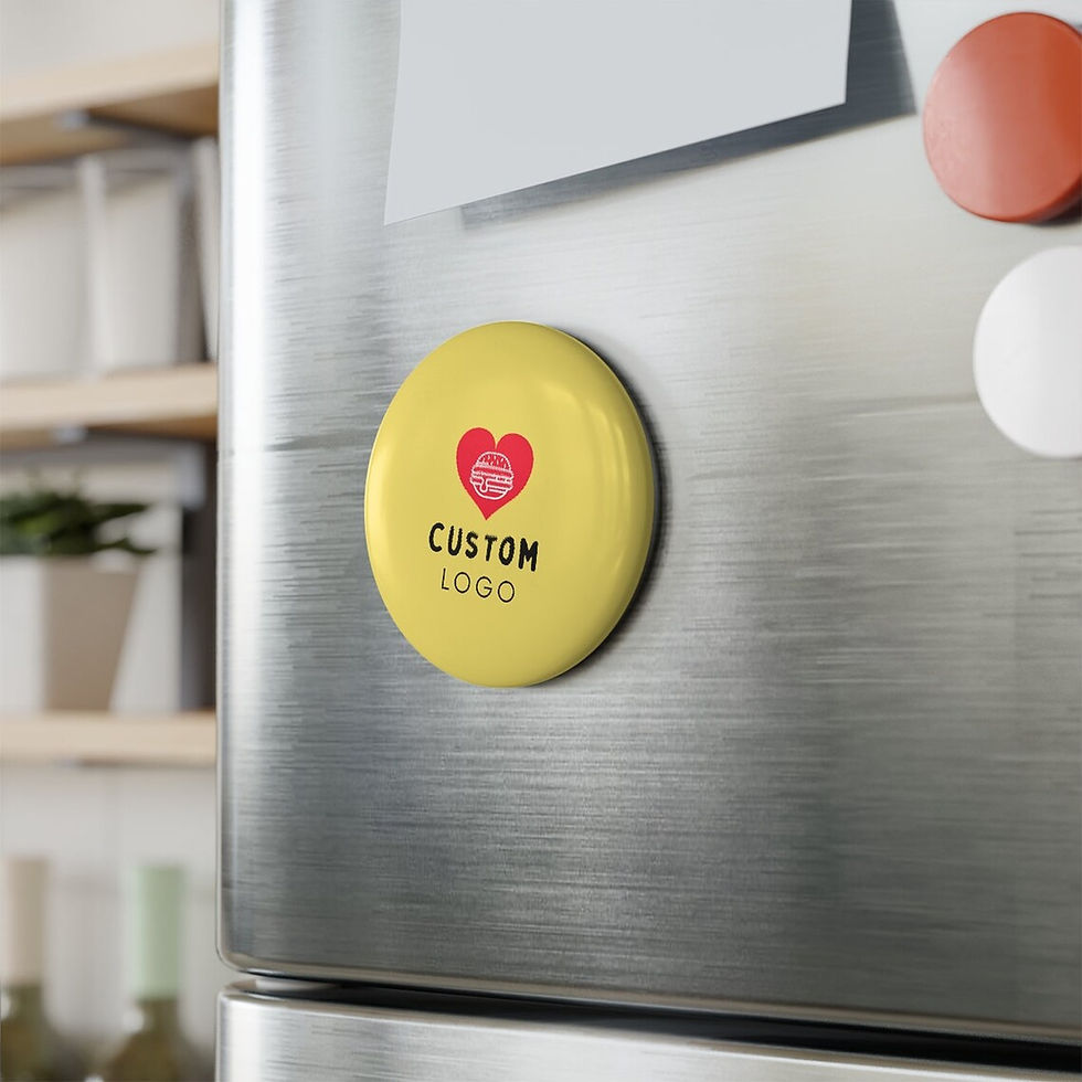 Thumbnail: Custom Fridge Magnet | Personalized Round Fridge Magnet | Business Logo Magnet