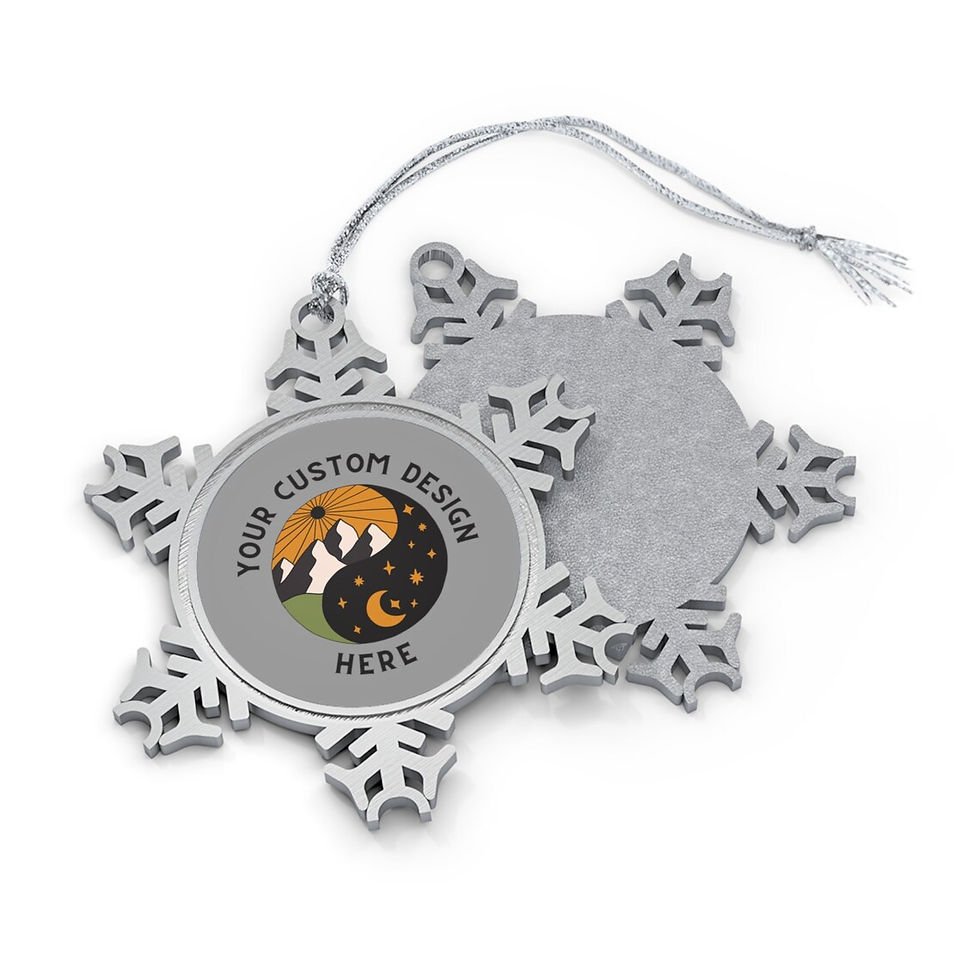 Thumbnail: pewter ornament,christmas decoration,christmas gifts,client gifts,company logo,custom ornament,employee gifts,family ornament