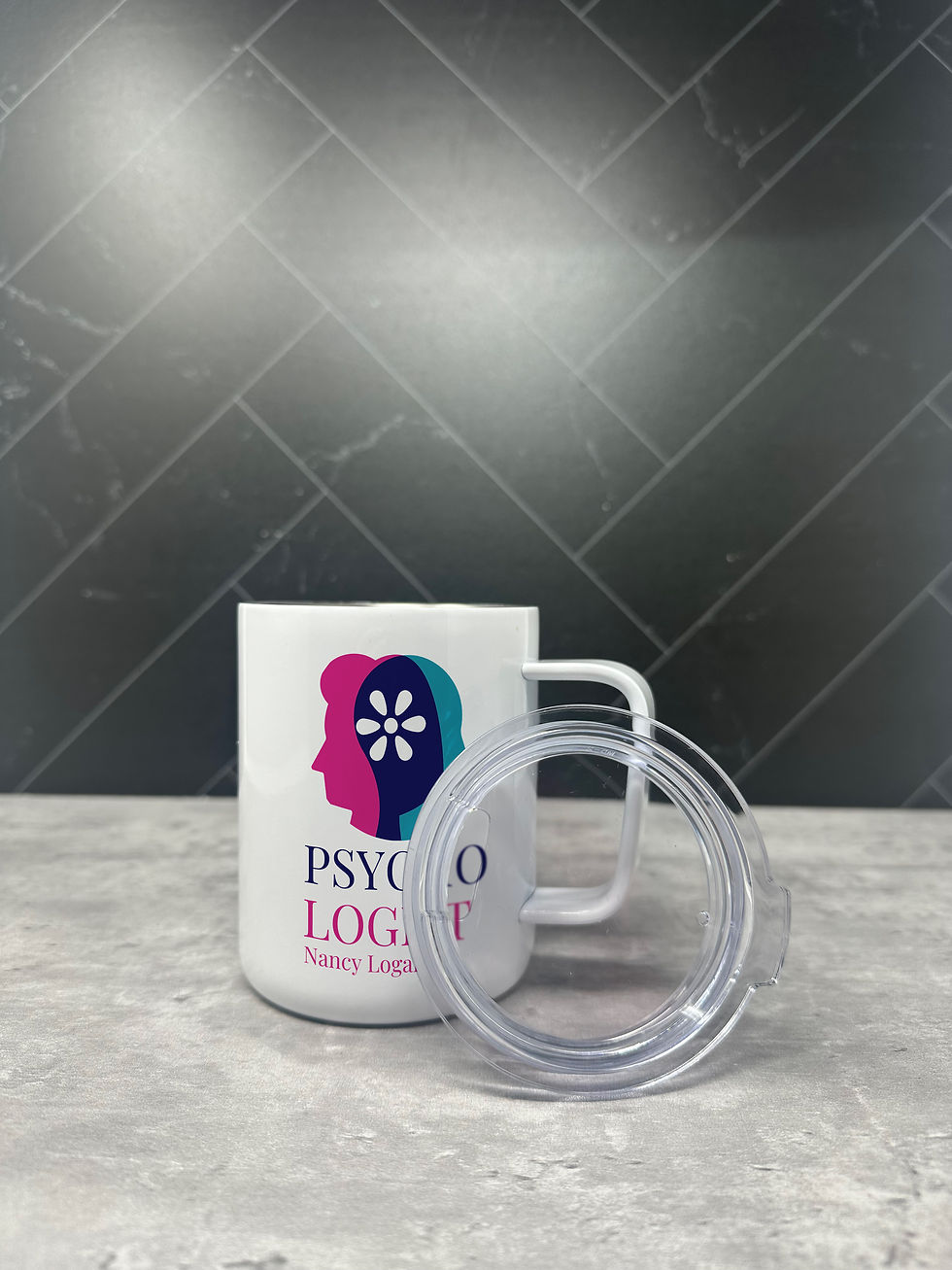 Thumbnail: Custom Psychologist Mug-psychologist gift-insulated mug-personalized mug-d-Psych Gift-custom name mug-Psychology Student gift