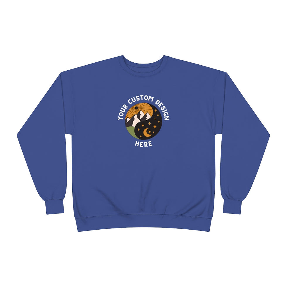 Thumbnail: EcoSmart-Unisex Sweatshirt-Crewneck Sweatshirt-Regular fit-Gift For Him-Gift For Her-Valentines Day Gift-For Boyfriend Gift