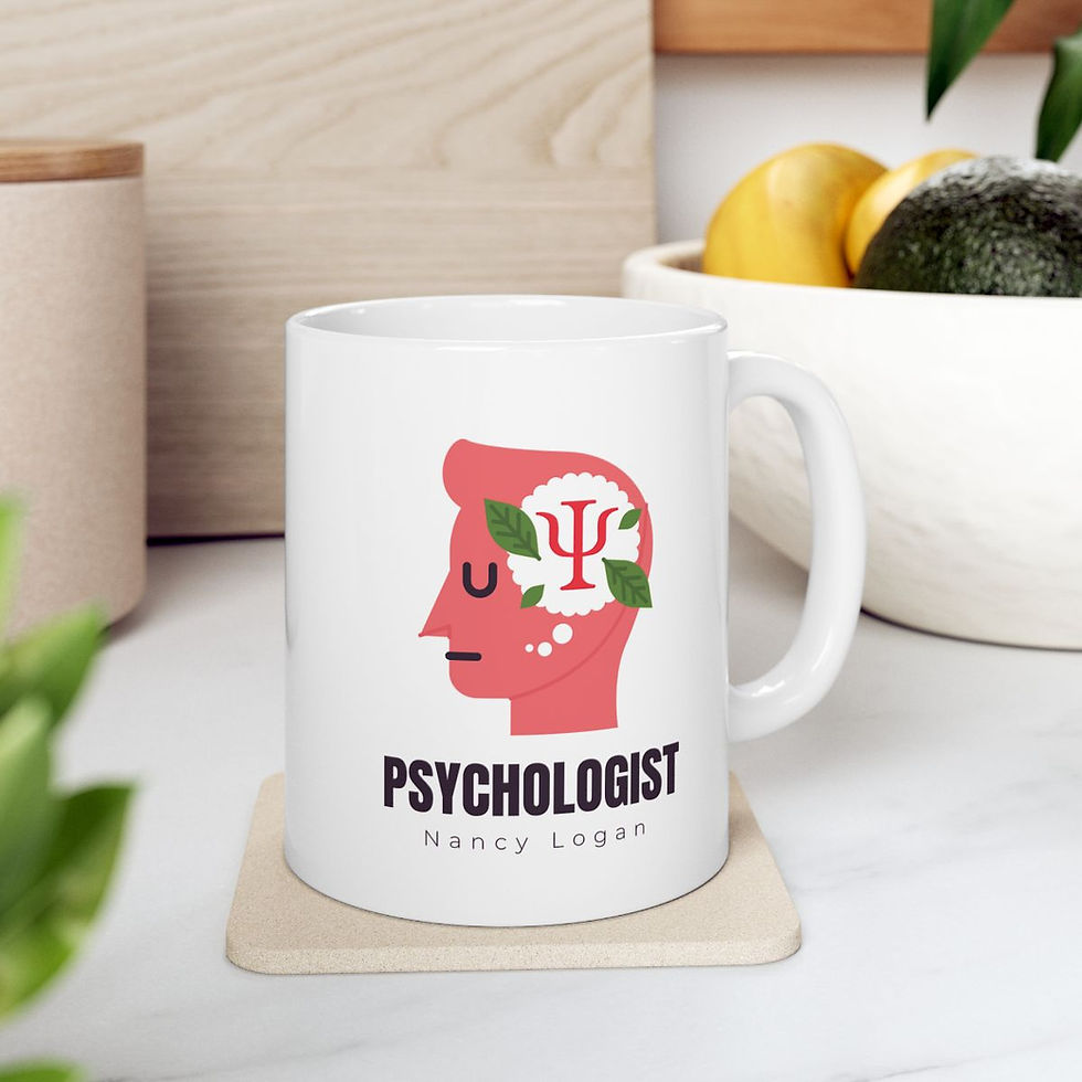 Thumbnail: Custom Psychologist Mug-psychologist gift-custom mug-personalized mug-d-Psych Gift-custom name mug-Psychology Student gift