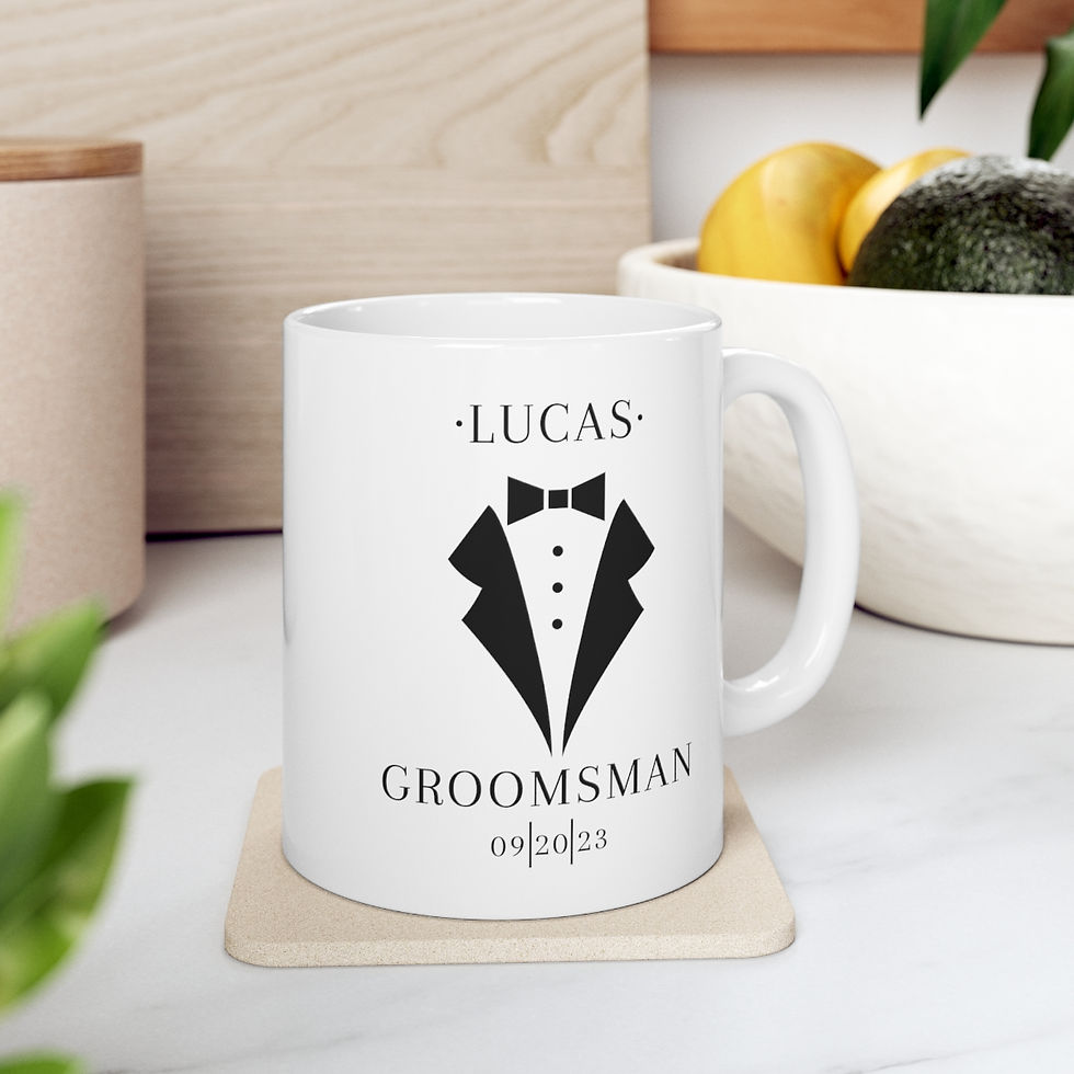 Thumbnail: Personalized-Groomsmen Gift-Groomsmen Gifts-Groomsmen Coffee Mug-Custom Coffee Mug-Best Man Gift-Gift for Best Man