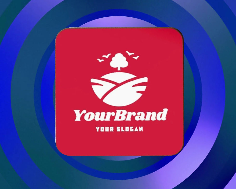 Thumbnail: Custom Hardboard Coaster | Custom Design Coaster | Business Logo Coaster