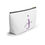 Thumbnail: custom initial letter pouch-cosmetic bag-custom cosmetic bag-travel cosmetic bag-make up bag-bridal gift-gift for her