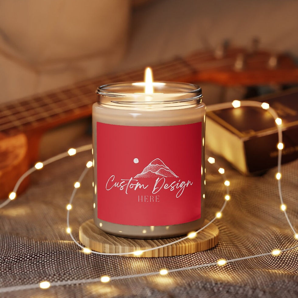 Thumbnail: Custom Scented Candle | 9oz Personalized Candle for Home Decor | Custom Gift