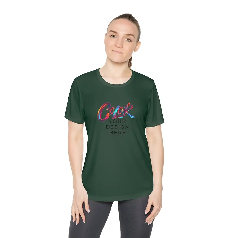 Thumbnail: Custom Ladies Competitor Tee | Personalized Birthday Tshirt, Custom Logo Tee
