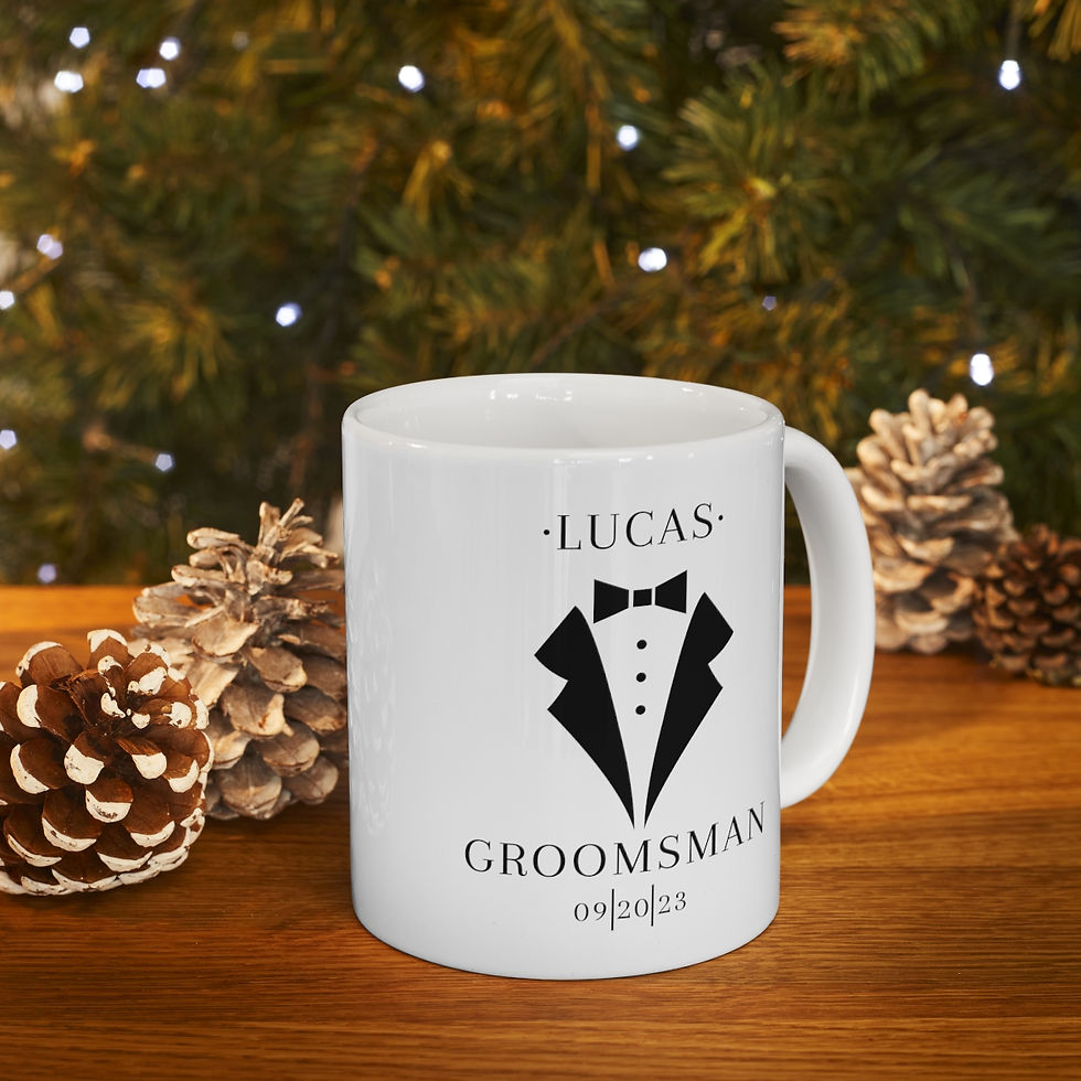 Thumbnail: Personalized-Groomsmen Gift-Groomsmen Gifts-Groomsmen Coffee Mug-Custom Coffee Mug-Best Man Gift-Gift for Best Man