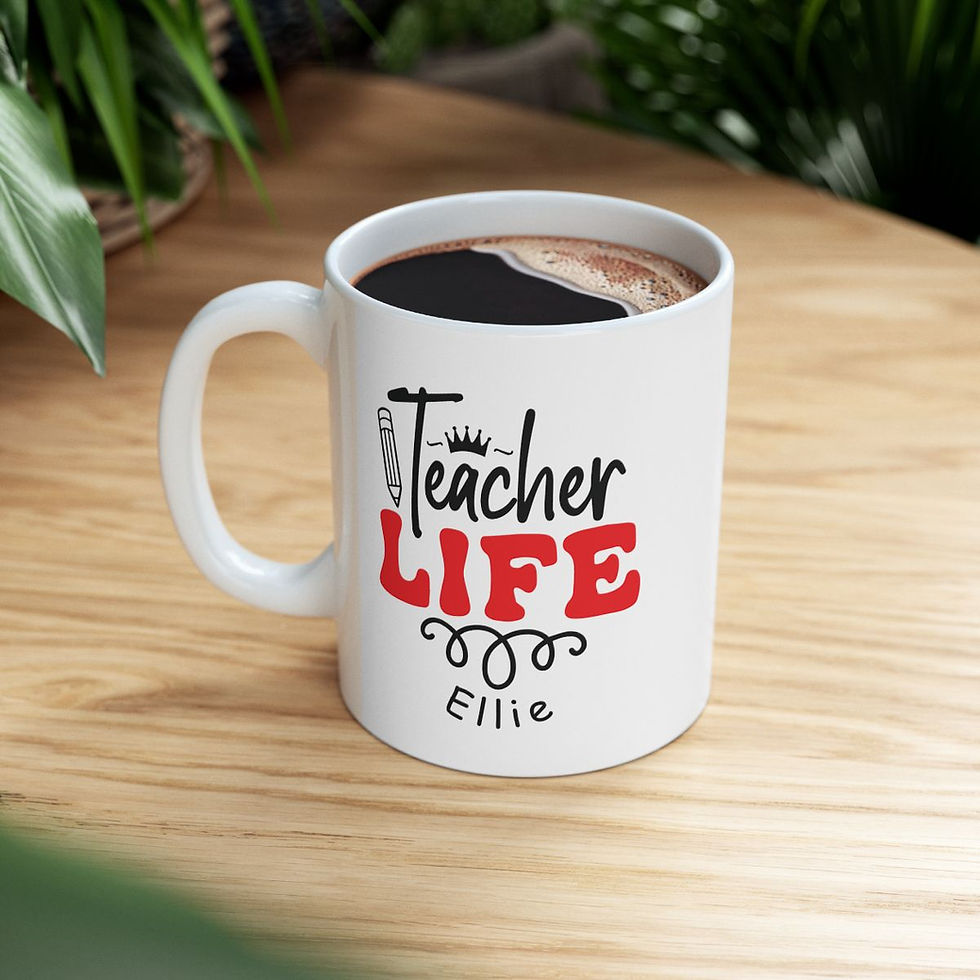 Thumbnail: teacher mug-mug for teacher-gift mug for teacher-personalized teacher-teacher gift-teacher thank you-nursery thank you