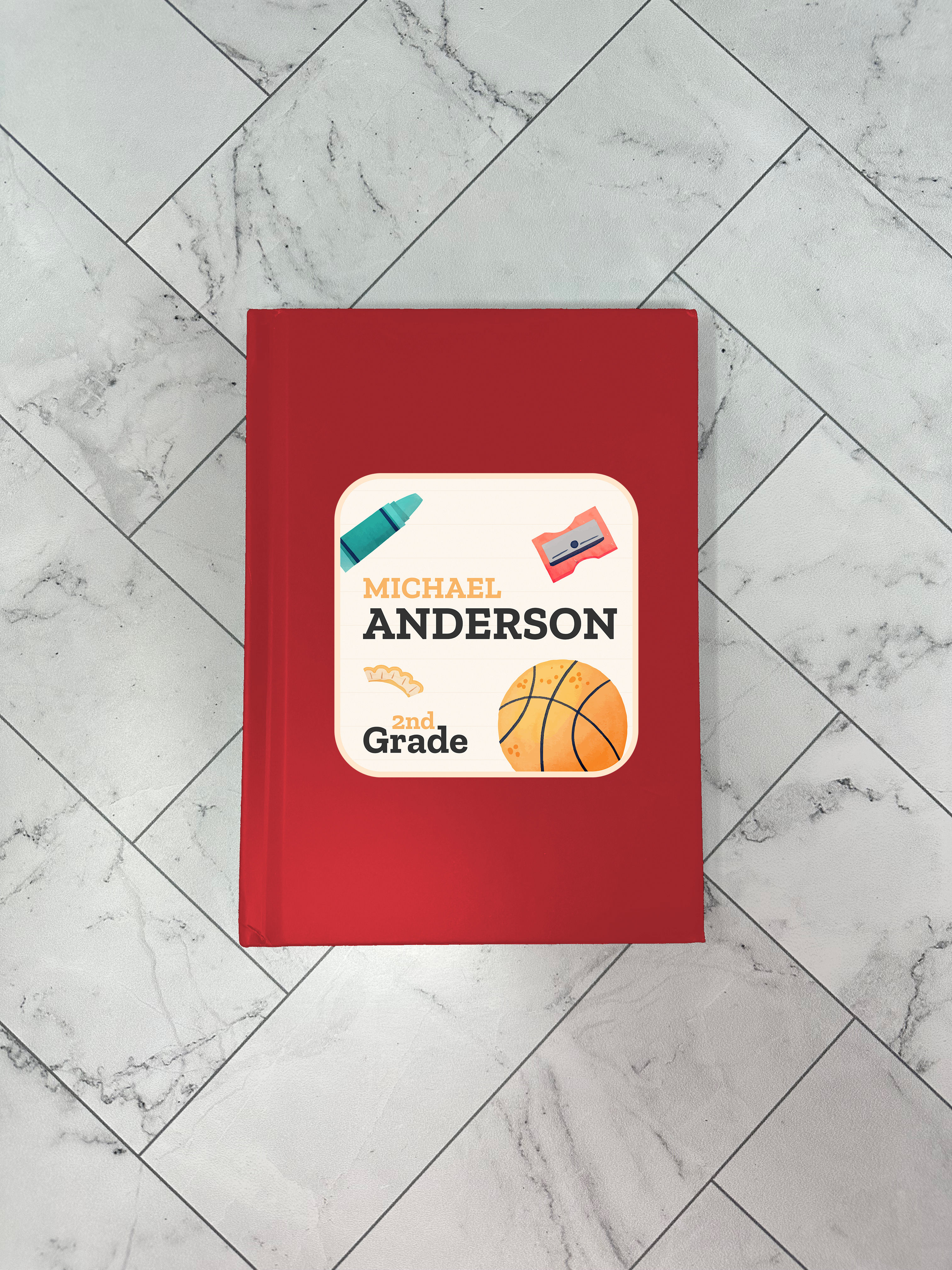 custom notebook kids-hardcover notebook-back to school design-School Notebook-Hardcover Notebooks For Children-custom name