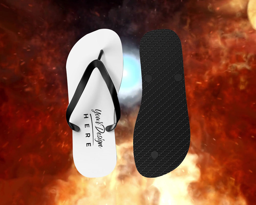 Thumbnail: Custom Flip Flop | Personalized Beach Sandal | Beach Flip Flop | Business Logo
