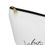 Thumbnail: custom name fiancee pouch-cosmetic bag-custom cosmetic bag-travel cosmetic bag-custom wedding gift-bridal gift-gift for her