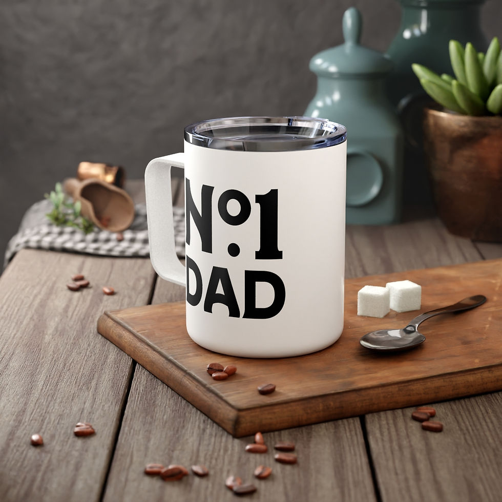 Thumbnail: Personalized Mug-Gift from Son-Tea Mug-Gift from Daughter-Meaningful Gift-Custom Coffee Gift-Number 1 Dad-Gift for Dad