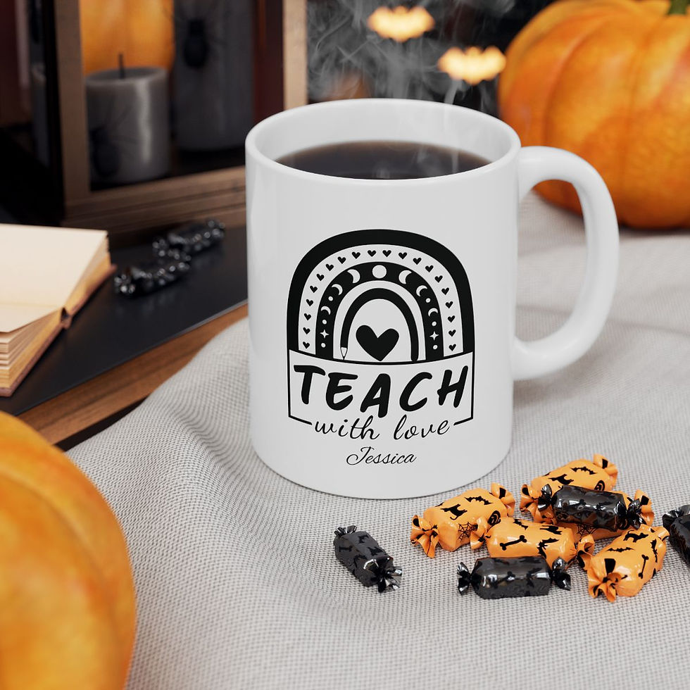 Thumbnail: teacher mug-mug for teacher-gift mug for teacher-personalized teacher-teacher gift-teacher thank you-nursery thank you