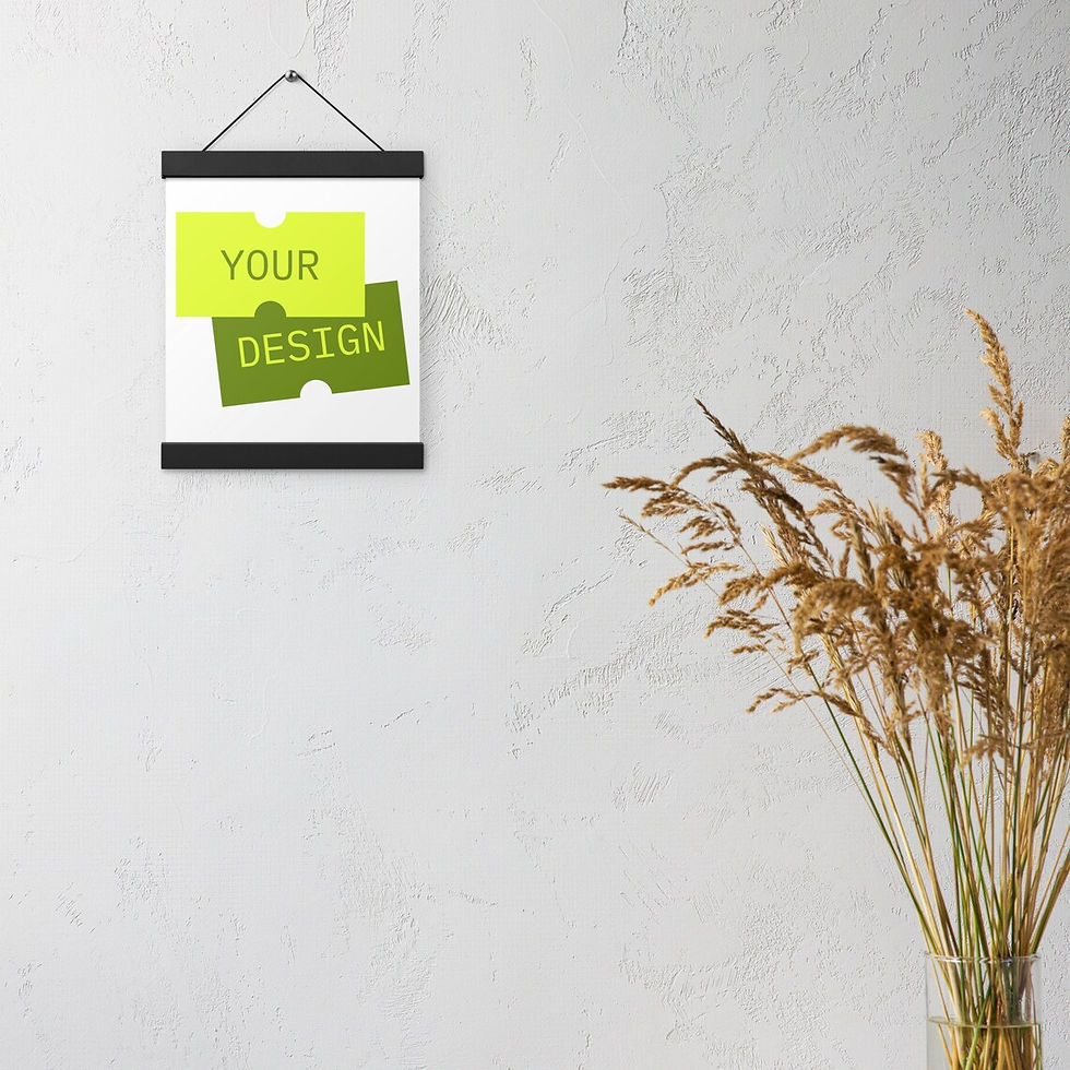 Thumbnail: Custom Logo Posters With Hanger, Premium Vertical Posters