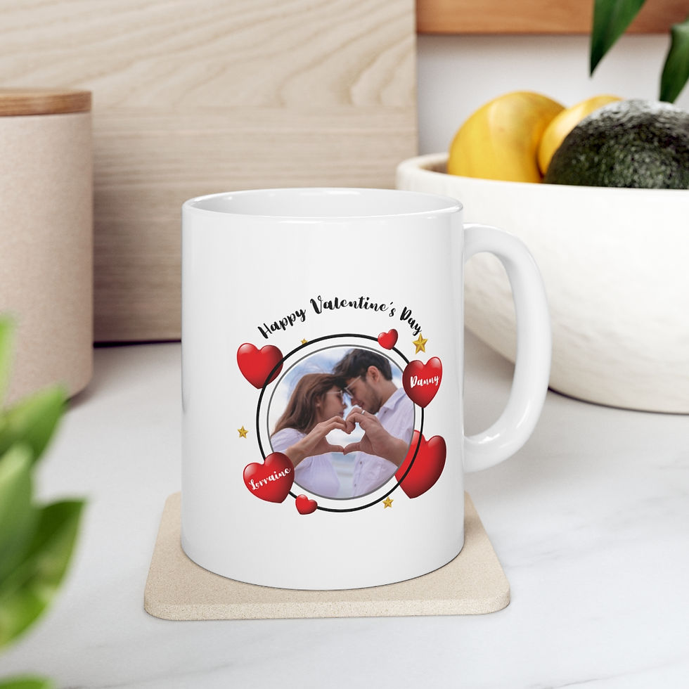 Thumbnail: valentines day gift-11oz-15oz-20oz-custom name mug-custom photo mug-custom design mug-gift for lovers-ceramic mug
