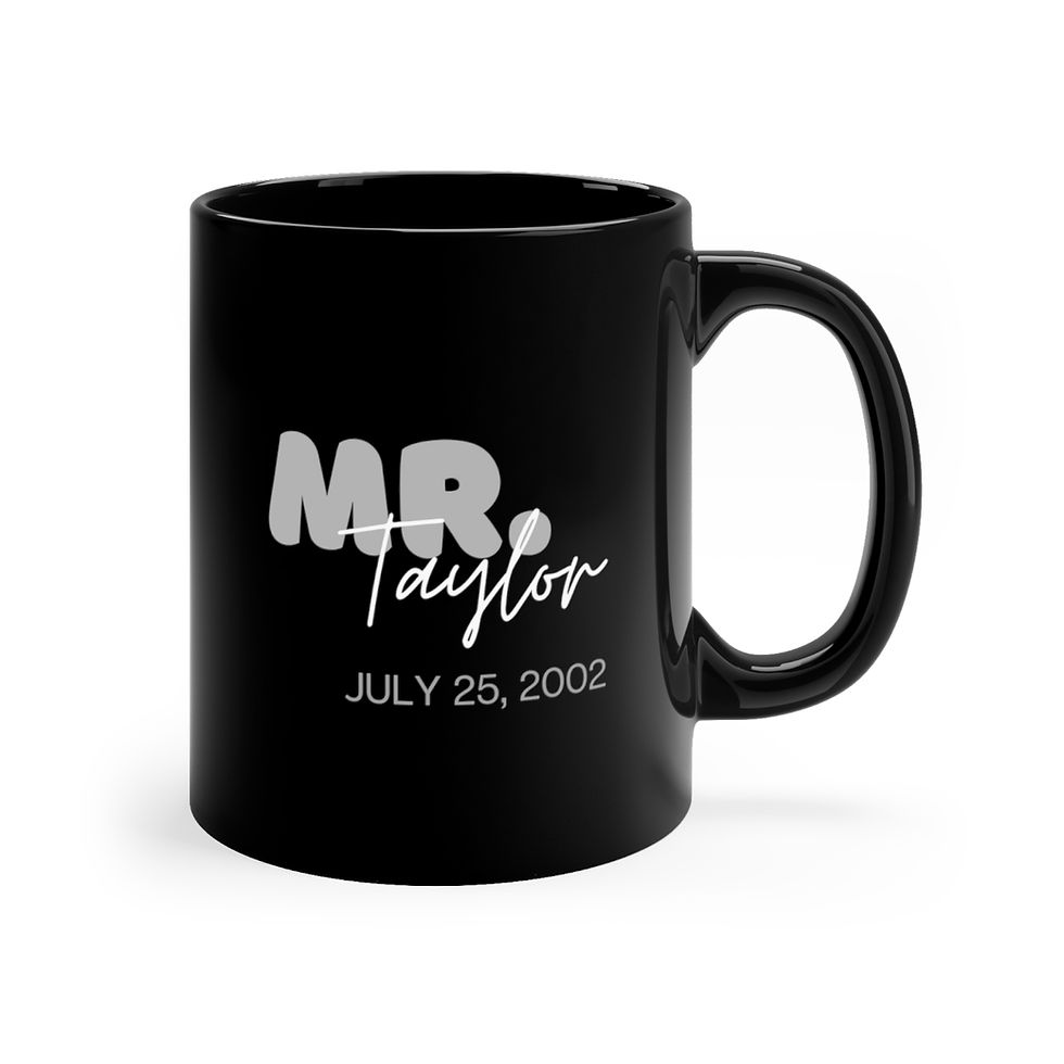 Thumbnail: Couple Mug-gift for couple-custom wedding gift-Mr and Mrs-Personalized Mug-Anniversary Gift-Wedding Gift-Valentines Day Gift
