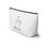 Thumbnail: custom name fiancee pouch-cosmetic bag-custom cosmetic bag-travel cosmetic bag-custom wedding gift-bridal gift-gift for her