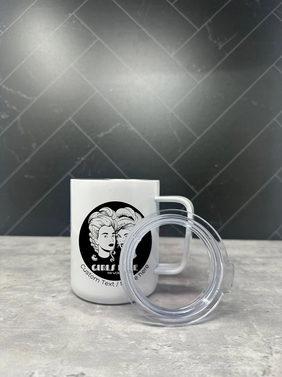 Thumbnail: Woman's Day Travel Mug 10oz, Girl Power Cup, Strong Women, Gift For Women