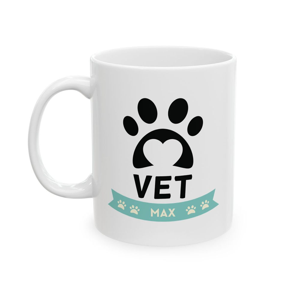 Thumbnail: veterinarian gift-veterinary mug-custom mug-personalized mug-custom name mug-vet gift-gift for veterinarian-vet gift idea